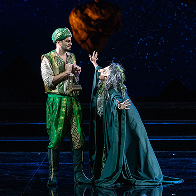 Chiara Maria Fiorani soprano italiano, nel ruolo di Papagena nell' opera DIE ZAUBERFLÖTE di WOLFGANG AMADEUS MOZART. Teatro verdi di Trietre - anno 2023