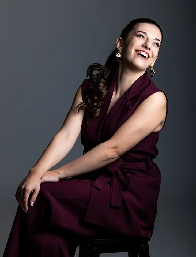Chiara Maria Fioriani soprano italiano ritratto.